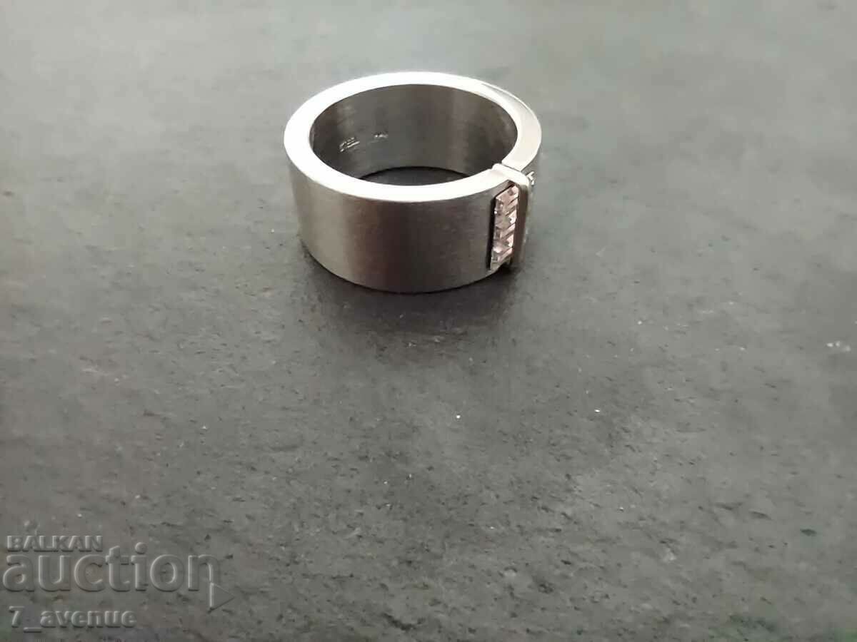 Модерен оригинален ПРЪСТЕН от стомана А-Д, 18.05.2024 - 5