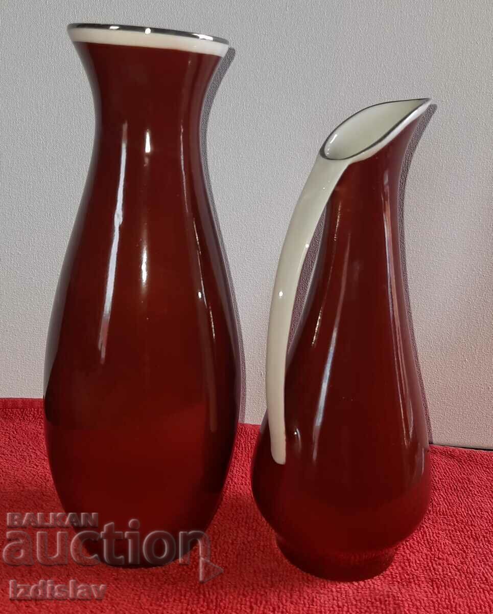 Two GDR porcelain vases with price 40.00 BGN | € 20.45 Two GDR porcelain vases with price 40.00 BGN | € 20.45