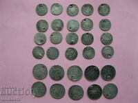 30 pcs. Turkey coins pierced for jewelry - silver high grade