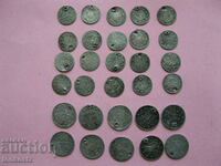 30 pcs. Turkey coins pierced for jewelry - silver high grade