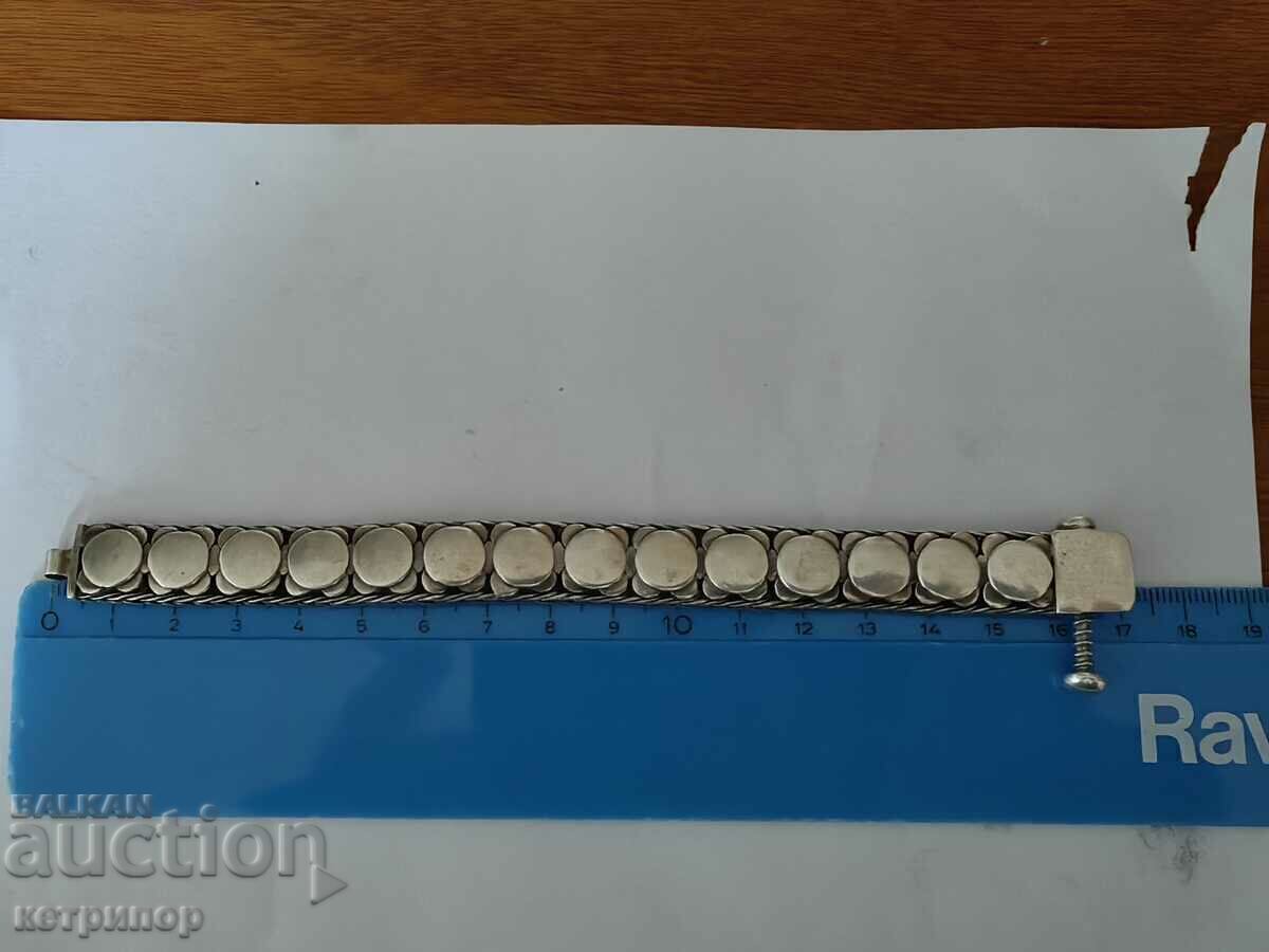 Ασημένιο βραχιόλι Παλιό 46,33 γρ με τιμή € 141.00 | 275.77 BGN