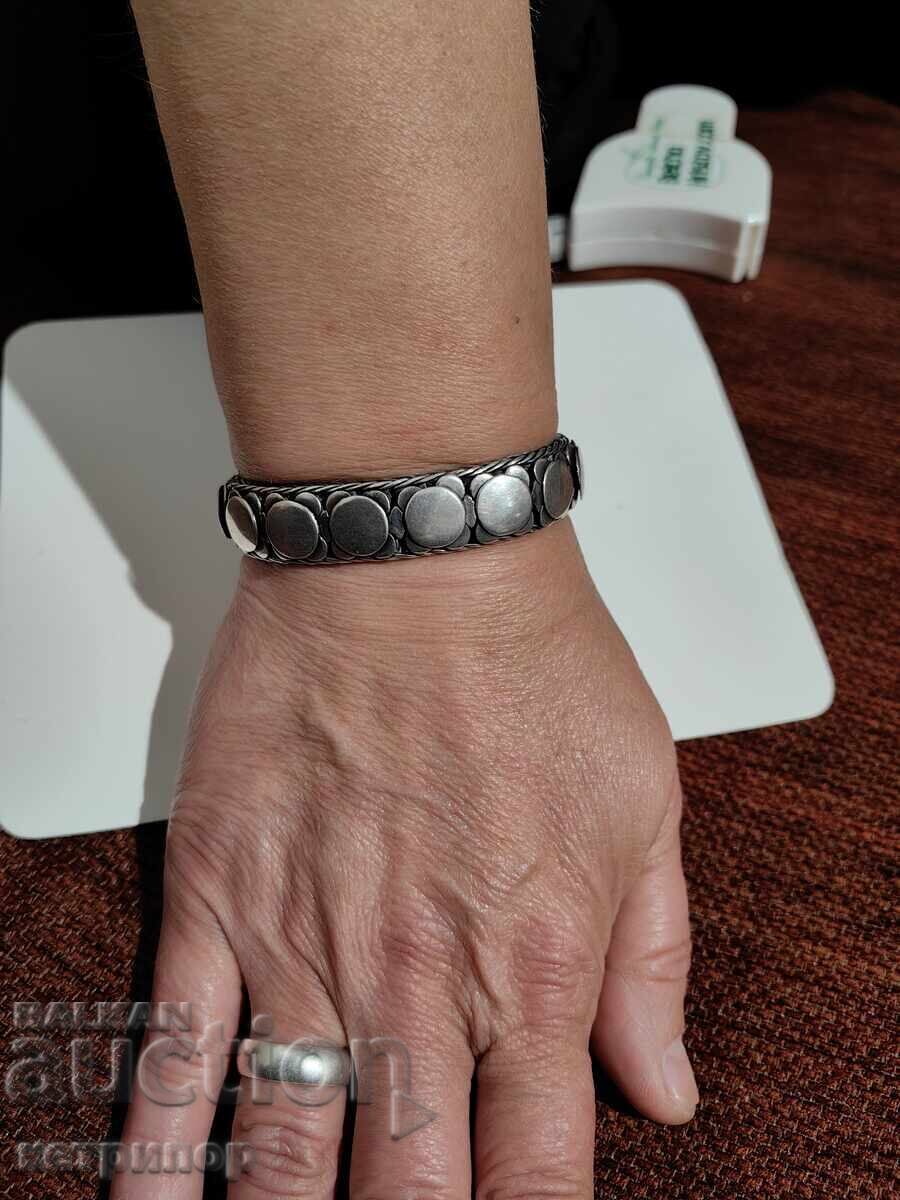 Ασημένιο βραχιόλι Παλιό 46,33 γρ - 7