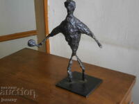 Cast iron sculpture 25 cm.