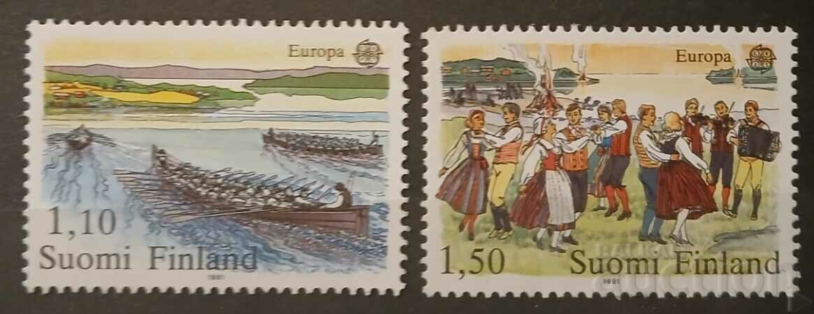 Финландия 1981 Европа CEPT Фолклор/Кораби/Лодки MNH