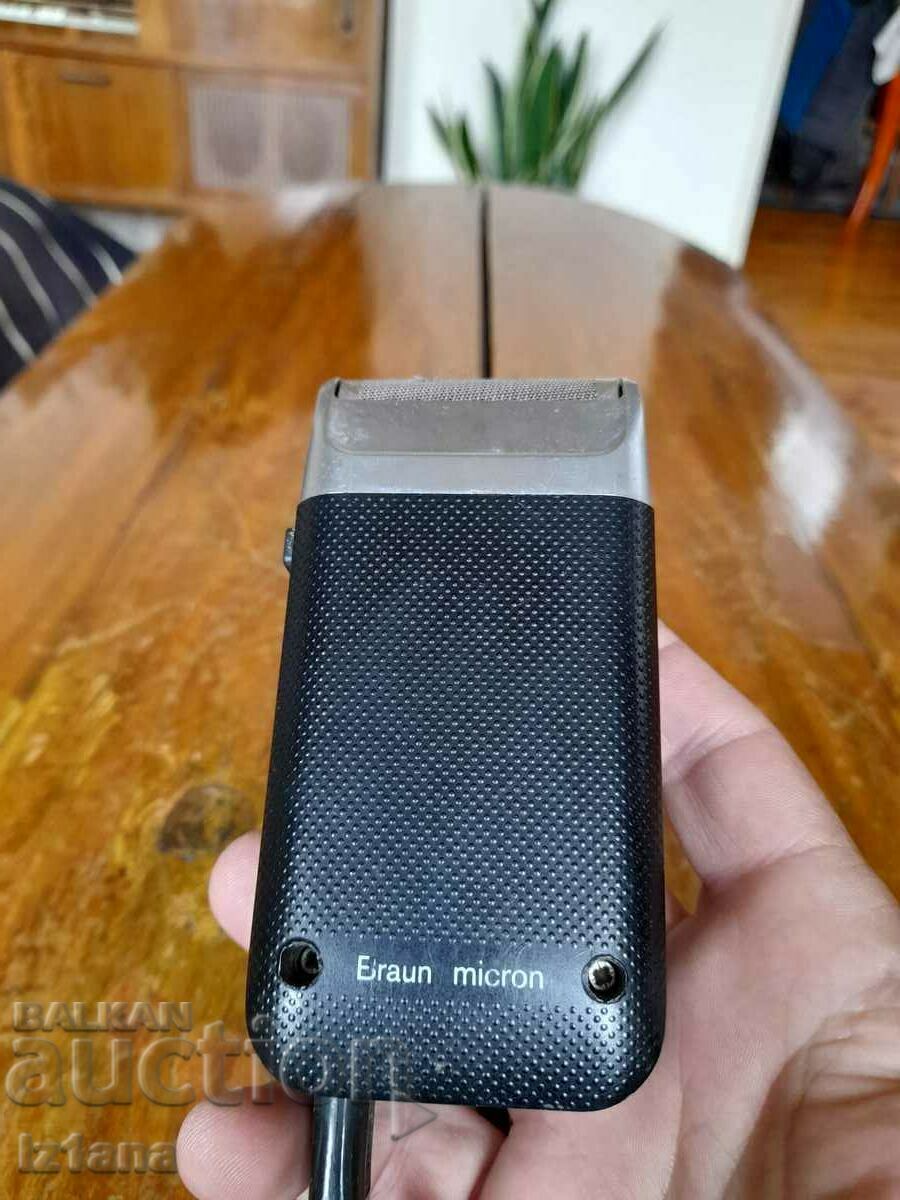 Braun Micron electric shaver with price 12.00 BGN | € 6.14 Braun Micron electric shaver with price 12.00 BGN | € 6.14