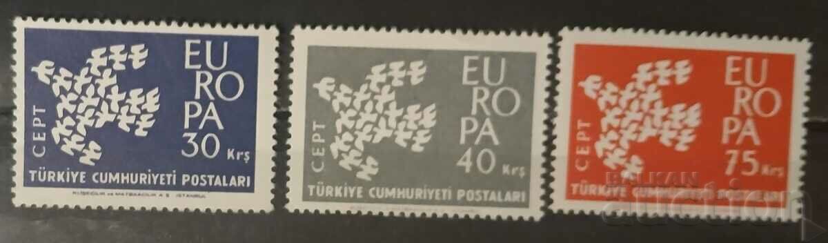 Turkey 1961 Europe CEPT Birds MNH