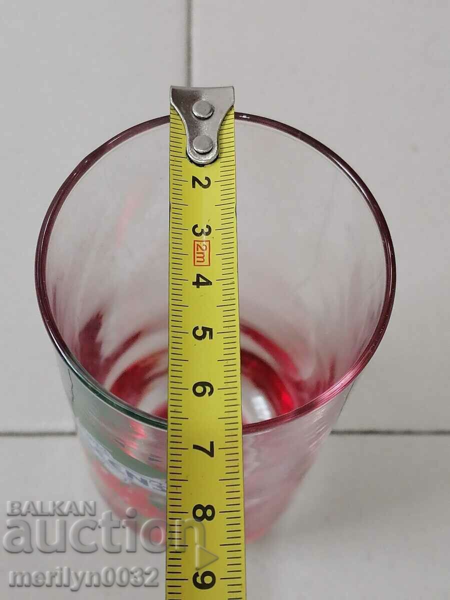 Delivery of A beautiful set of 9 glasses QUIEENS glass for soft drink