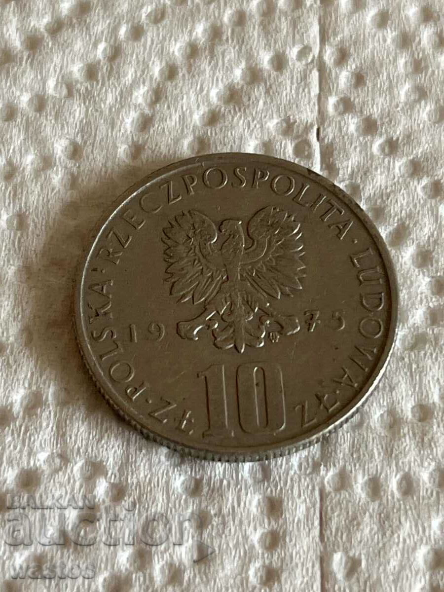 Poland 1975 10 zlotys