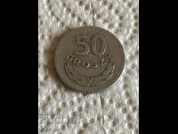 Poland 1949 50 groszy