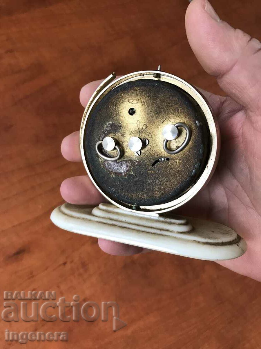 Delivery of SLAVA CLOCK GLOBE DESKTOP NOT WORKING FOR PARTS Delivery of SLAVA CLOCK GLOBE DESKTOP NOT WORKING FOR PARTS