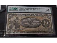 Rare Graded Banknote from Mexico