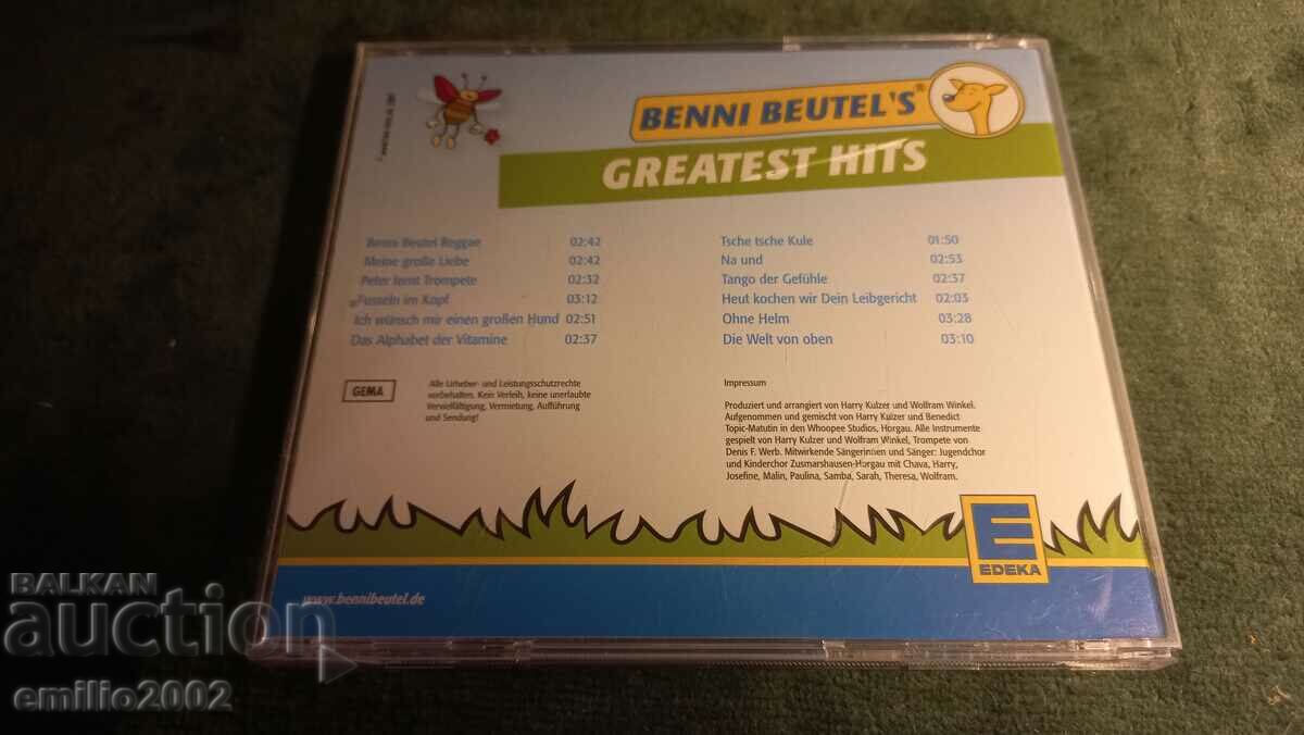 Δημοπρασία CD ήχου Benni Beutels Δημοπρασία CD ήχου Benni Beutels