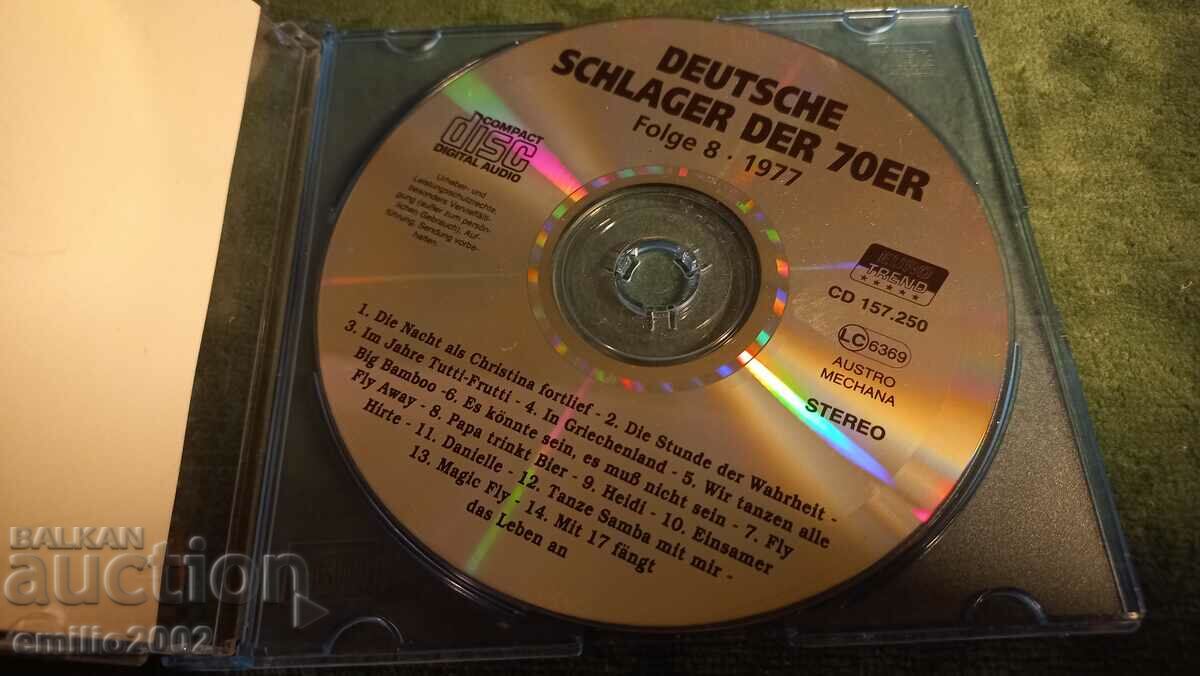 Audio CD Deutsche shlager 70er with price 1.99 BGN | € 1.02