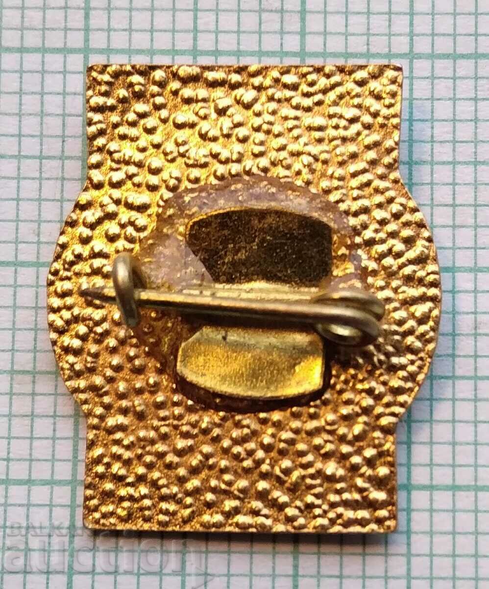 Auction 15919 Badge - Georgi Dimitrov - bronze enamel Auction 15919 Badge - Georgi Dimitrov - bronze enamel