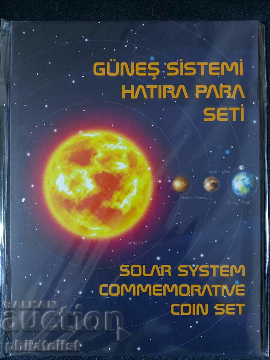 Turcia 2023 - Set Complet de 10 Monede - Sistem Solar