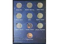 Turkey 2023 - Complete Set of 10 Coins - Solar System