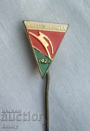 Σήμα ποδοσφαίρου - WKS Lublinianka, Lublin, Πολωνία με τιμή 2.35 BGN | € 1.20