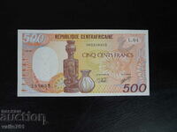 CENTRAL AFRICA 500 FRANC 1991 NEW UNC