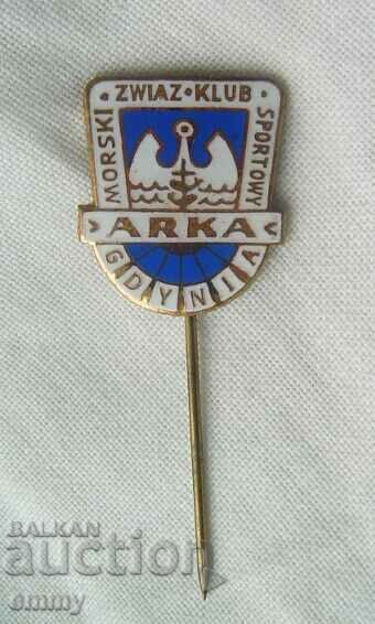 Football badge - FC "Arka" Gdynia, Poland