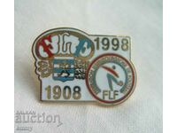 Insigna de fotbal - 90 de ani Federația de Fotbal din Luxemburg