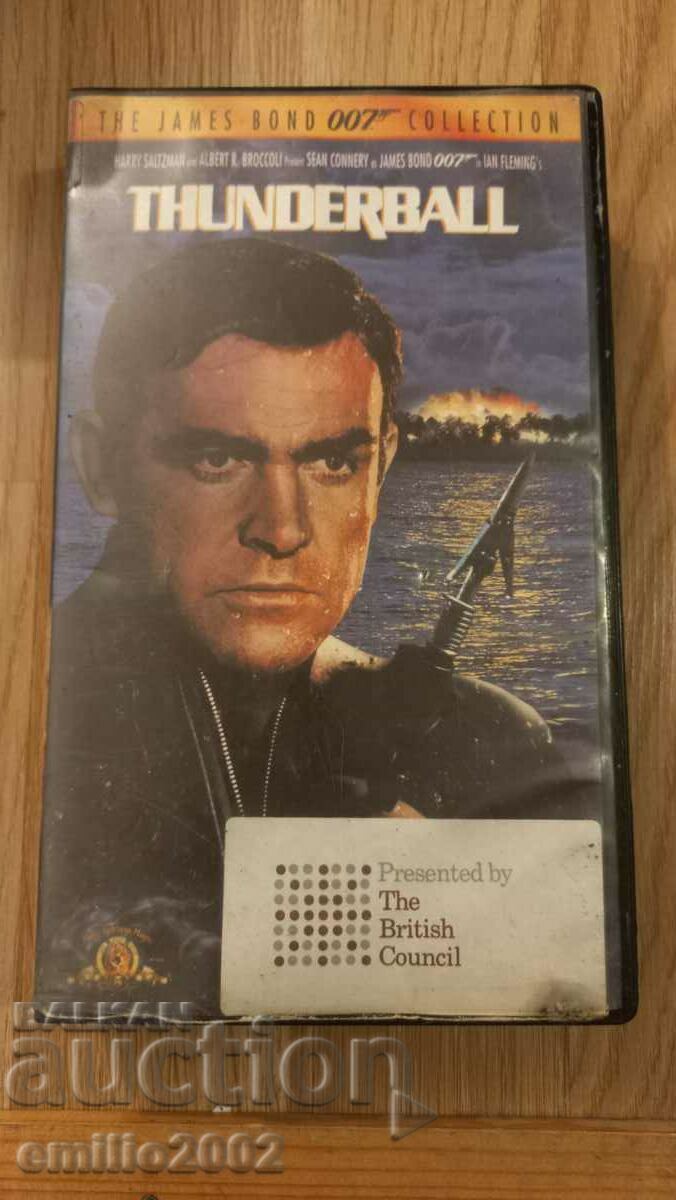 Видео касета 007 Thunderball