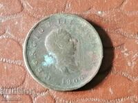 1806 1/2 penny George al 3-lea