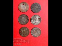 6 Ottoman / Turkish coins