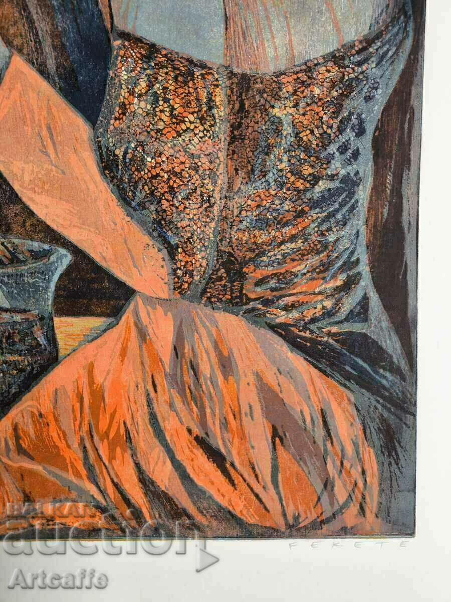 Παράδοση Μεγάλη έγχρωμη λιθογραφία Παράδοση Μεγάλη έγχρωμη λιθογραφία