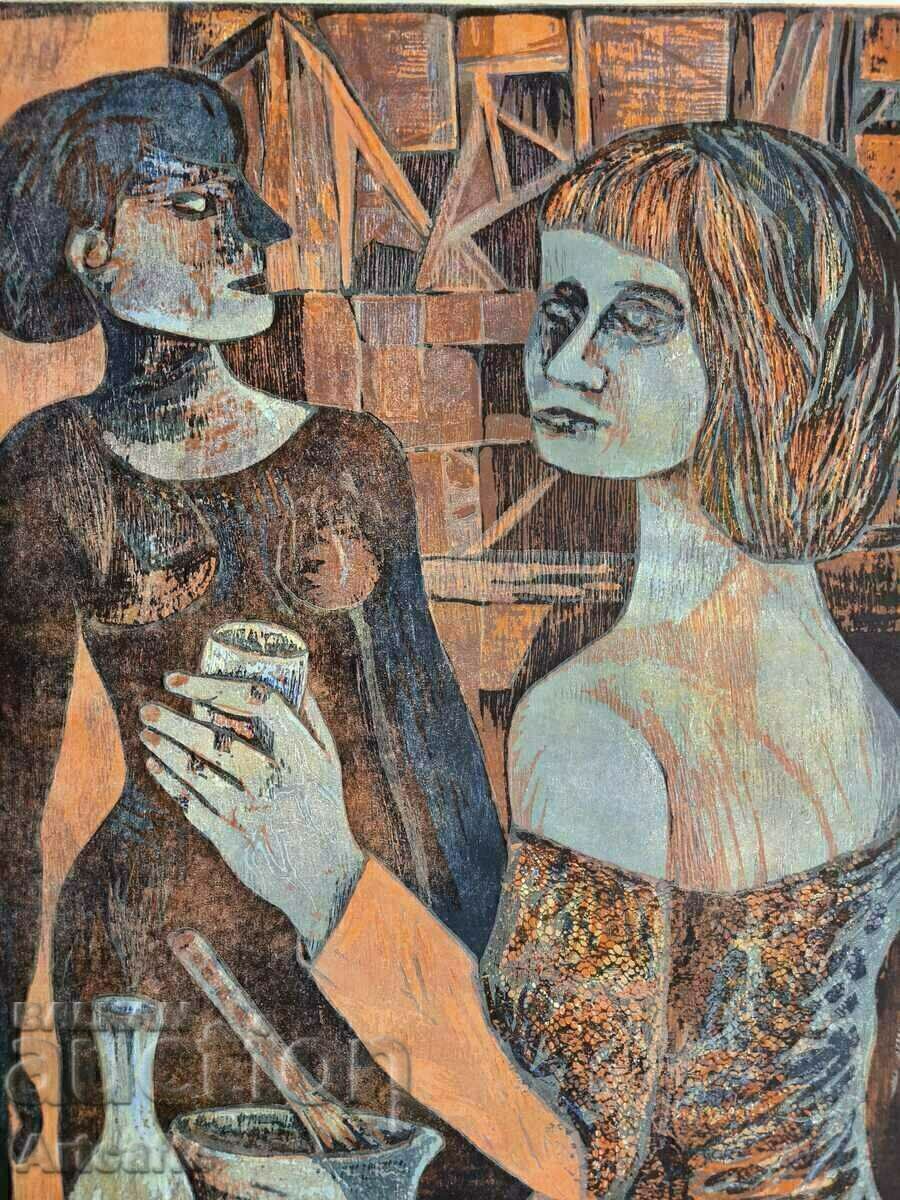 Litografia color mare - 5