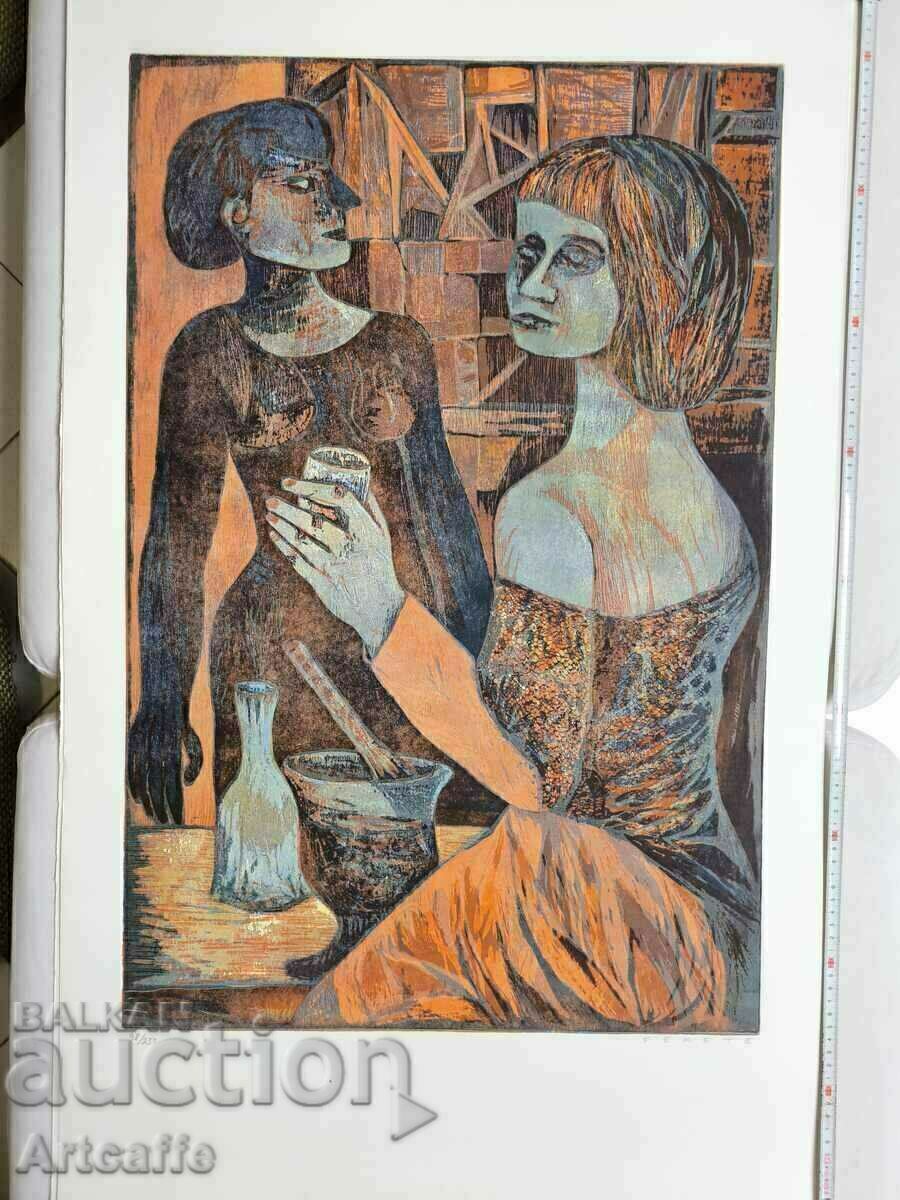 Litografia color mare - 7 Litografia color mare - 7