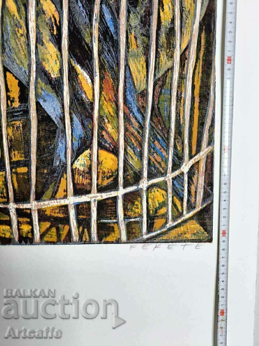 Litografia color mare - 5