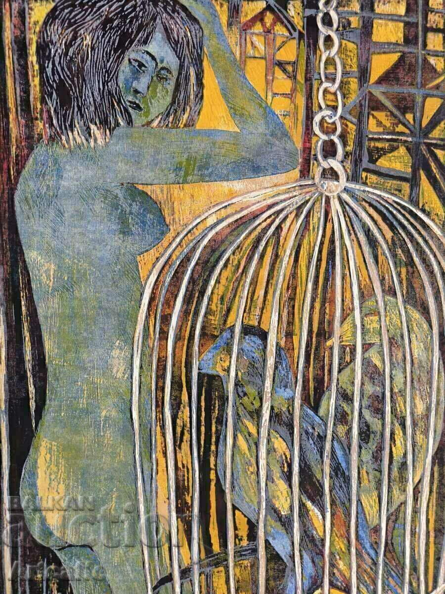 Large color lithograph - 7