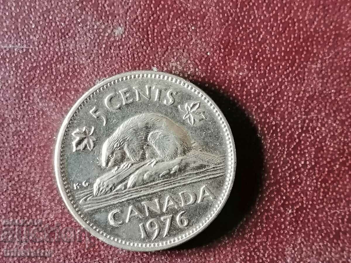 1976 5 pret Canada Beaver