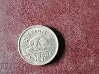 1941 год 5 цена Канада Бобър