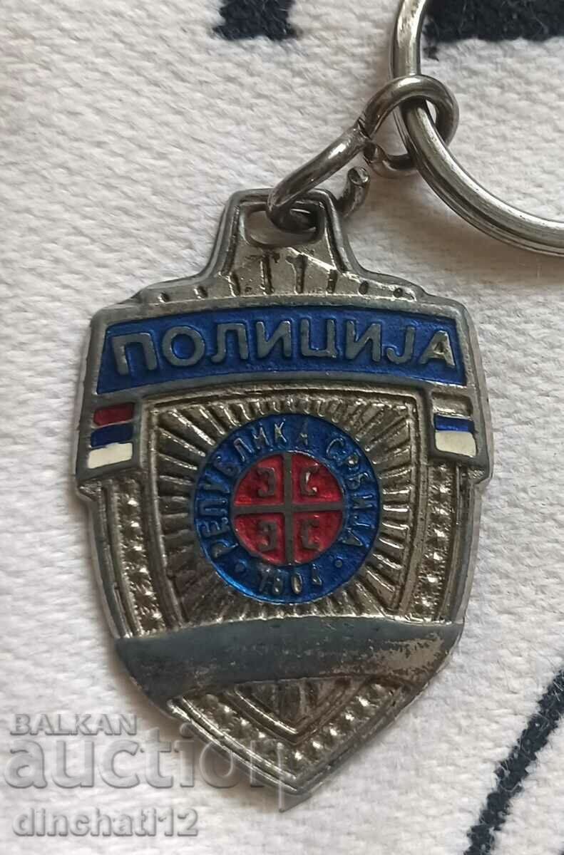Keychain. POLICE OF SERBIA Republic of Serbia Policija