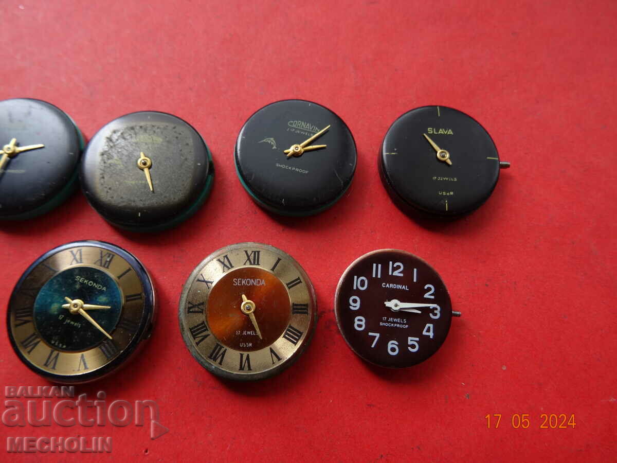 Auction LOT OF WOMEN'S RUSSIAN WATCH MOVEMENTS Auction LOT OF WOMEN'S RUSSIAN WATCH MOVEMENTS