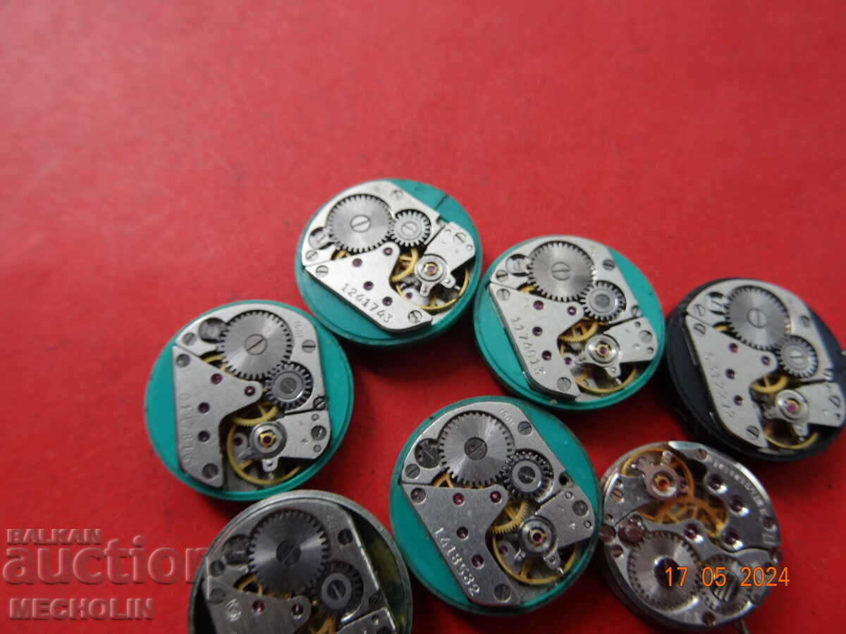 LOT OF WOMEN'S RUSSIAN WATCH MOVEMENTS - 5 LOT OF WOMEN'S RUSSIAN WATCH MOVEMENTS - 5