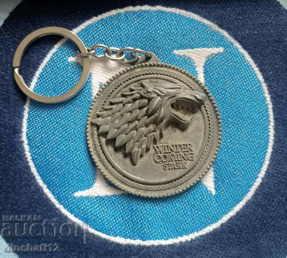 Winter is Coming Stark - Game of Thrones keychain