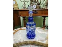 Gorgeous Antique Bohemia Crystal Carafe