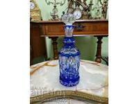 Gorgeous Antique Bohemia Crystal Carafe