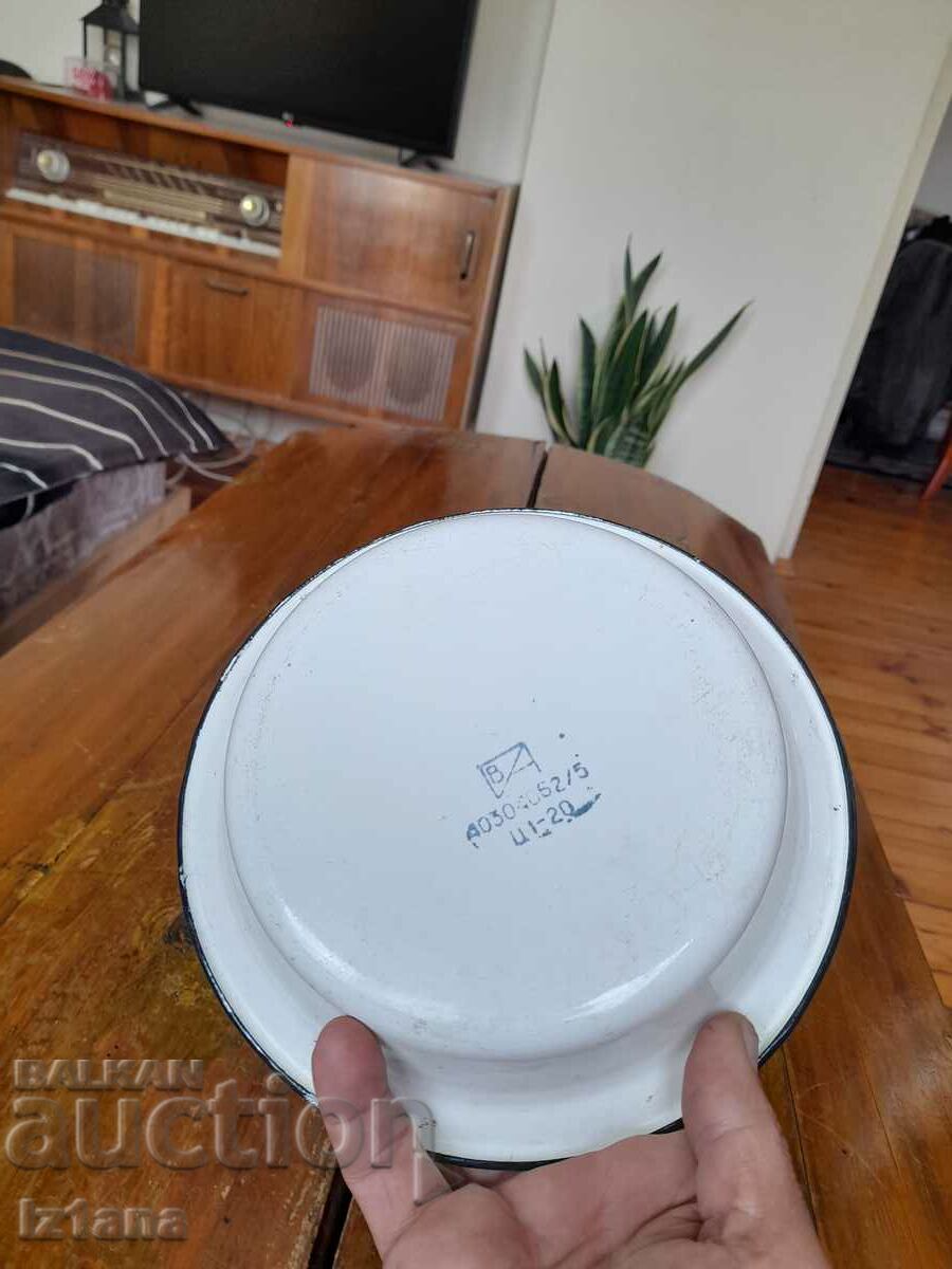 Old enameled bowl, panica - 5 Old enameled bowl, panica - 5