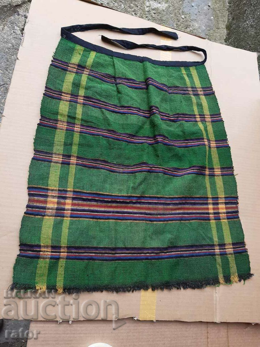 Authentic woolen woven apron. Costumes