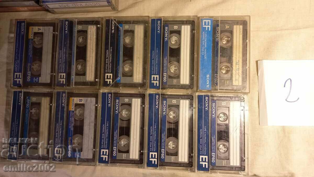 Audio cassettes 10pcs 02 with price 9.00 BGN | € 4.60 Audio cassettes 10pcs 02 with price 9.00 BGN | € 4.60