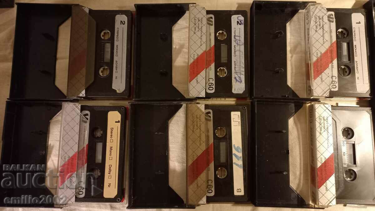 Audio cassettes 10pcs 01 with price 9.00 BGN | € 4.60 Audio cassettes 10pcs 01 with price 9.00 BGN | € 4.60
