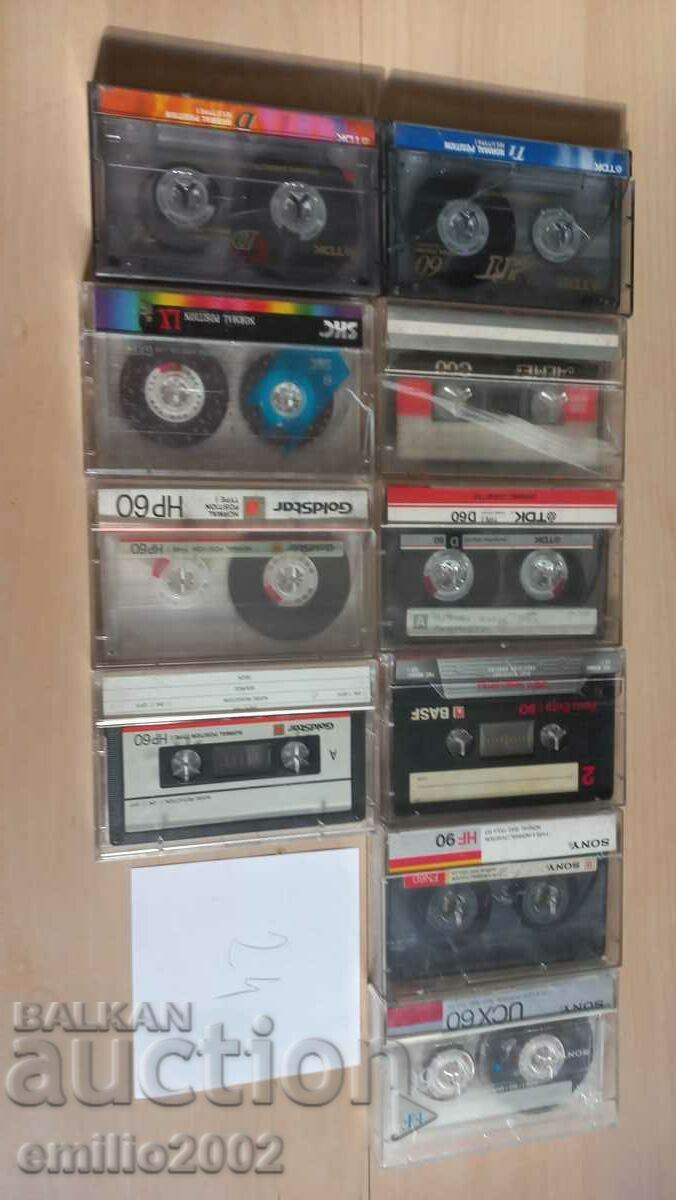 Audio cassettes 10 pcs 24 with price 9.00 BGN | € 4.60 Audio cassettes 10 pcs 24 with price 9.00 BGN | € 4.60