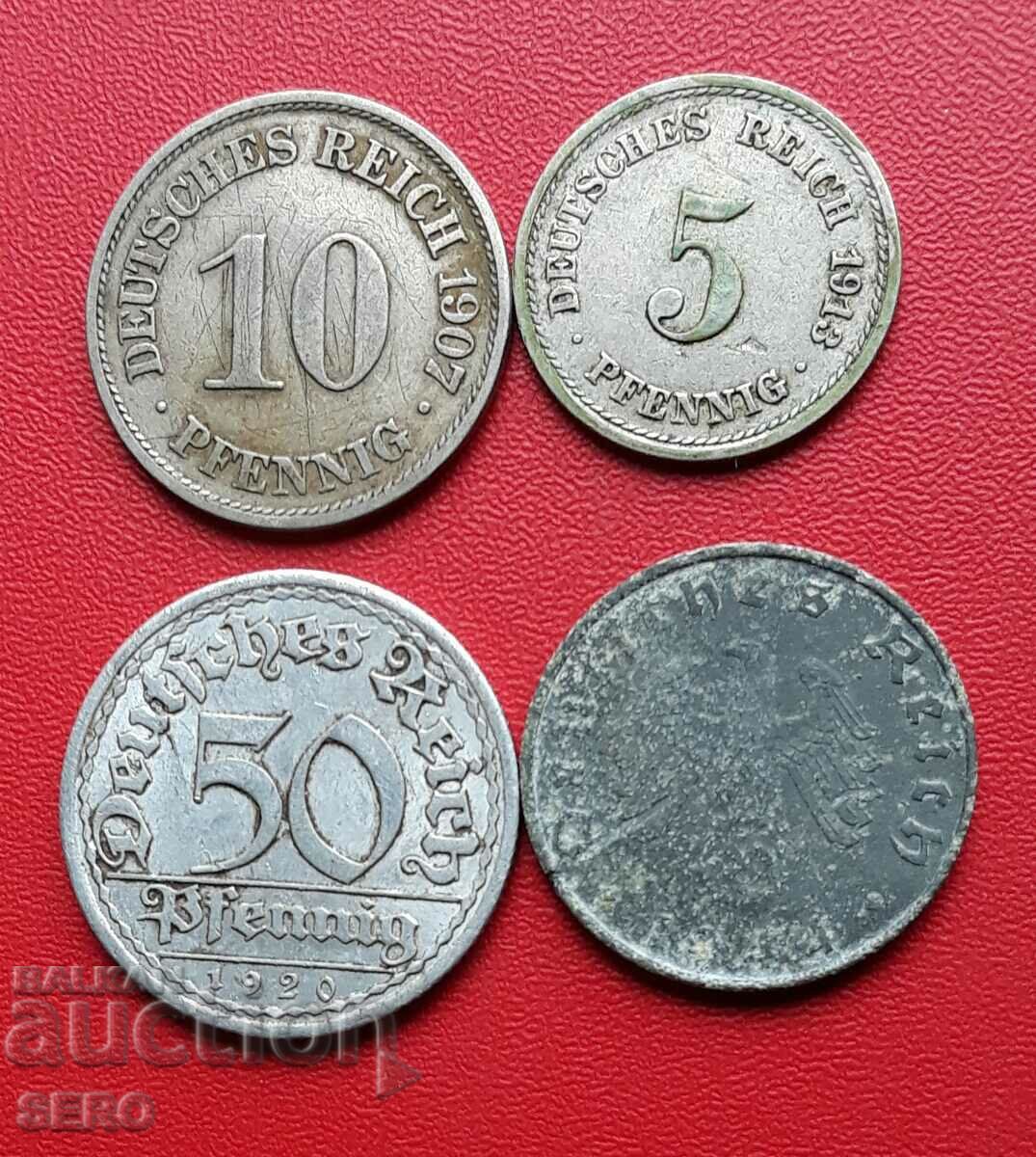 Germany-lot 4 coins