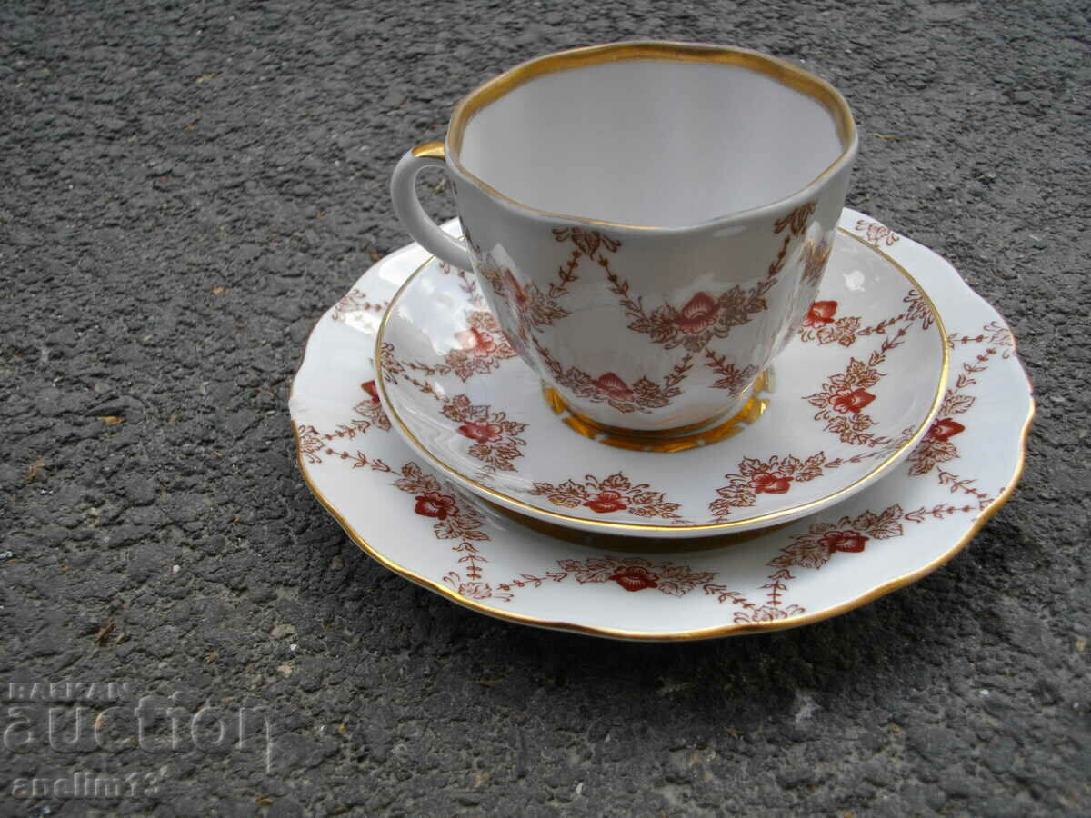 USSR PORCELAIN CUP AND SAUCER LFZ LFZ USSR with price 55.00 BGN | € 28.12 USSR PORCELAIN CUP AND SAUCER LFZ LFZ USSR with price 55.00 BGN | € 28.12