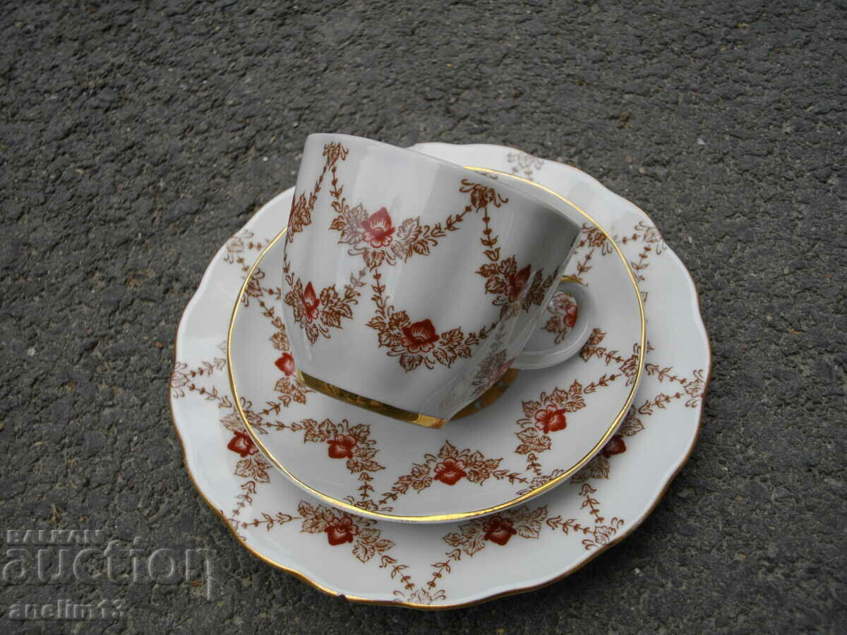 USSR PORCELAIN CUP AND SAUCER LFZ LFZ USSR USSR PORCELAIN CUP AND SAUCER LFZ LFZ USSR