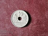 1944 10 centimes France Zinc
