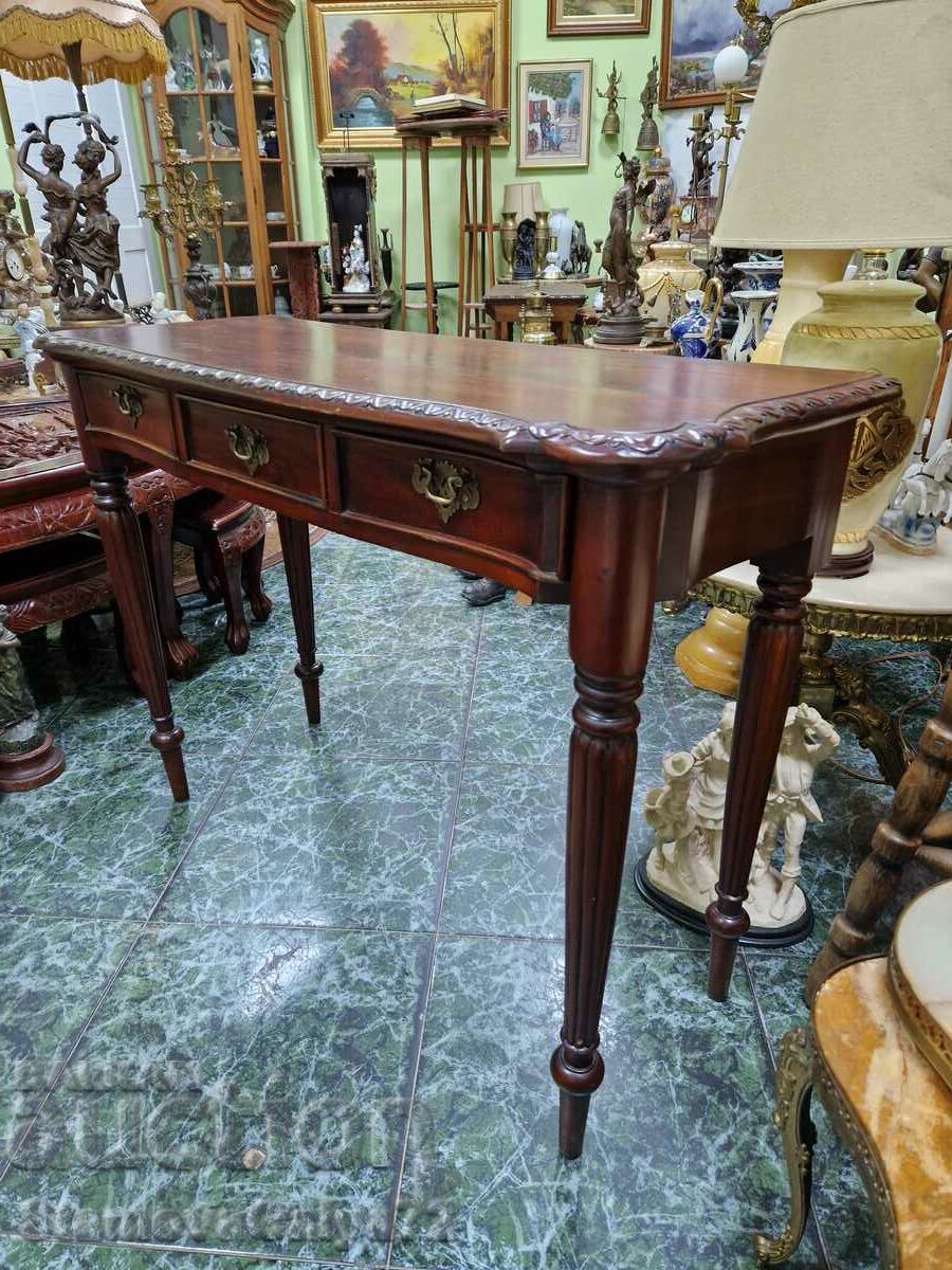 Wonderful antique console table desk